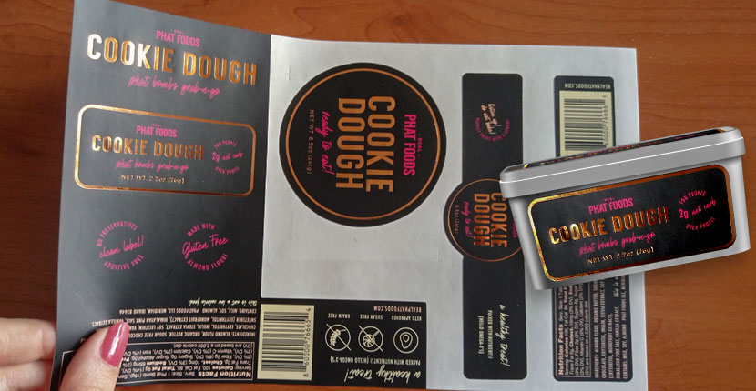 food packaging labels